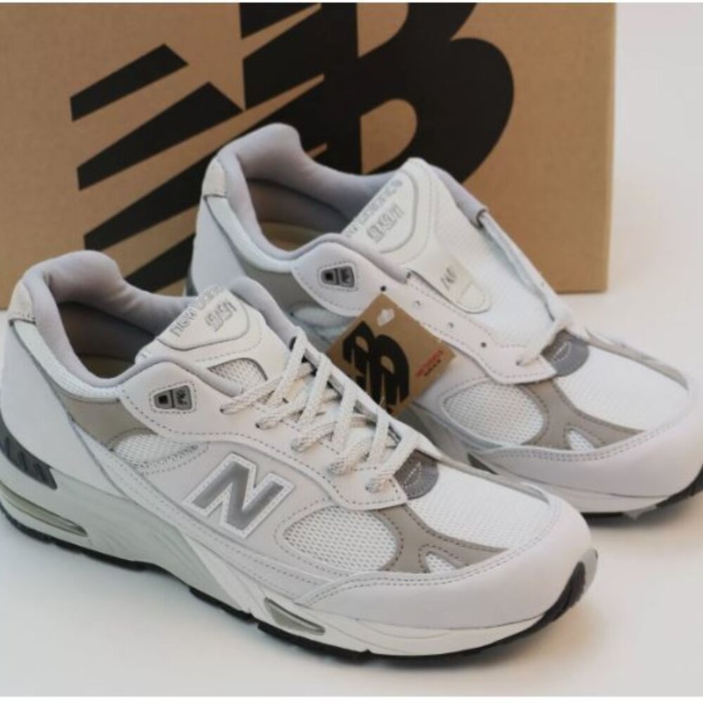 New Balance 991 Men's Shoes M991FLB Made in UK Star White England Size 8 New
